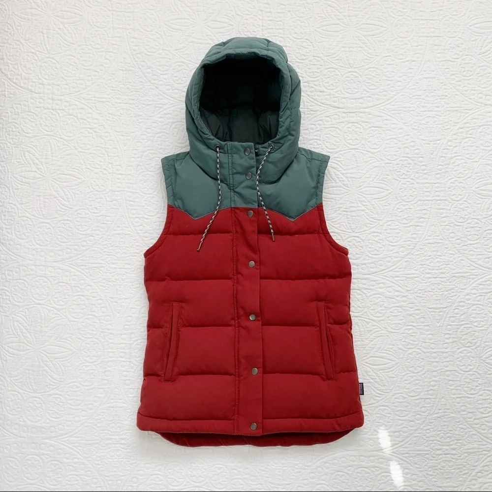 RARE🍄 Patagonia Women's‎ Bivy Hooded Down Vest